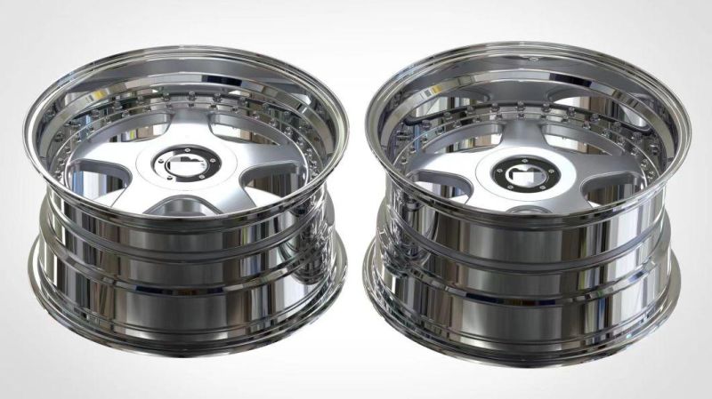 Two-Piece Forged Wheels, 18~22 Inch High Quality Custom Forged Alloy Wheels