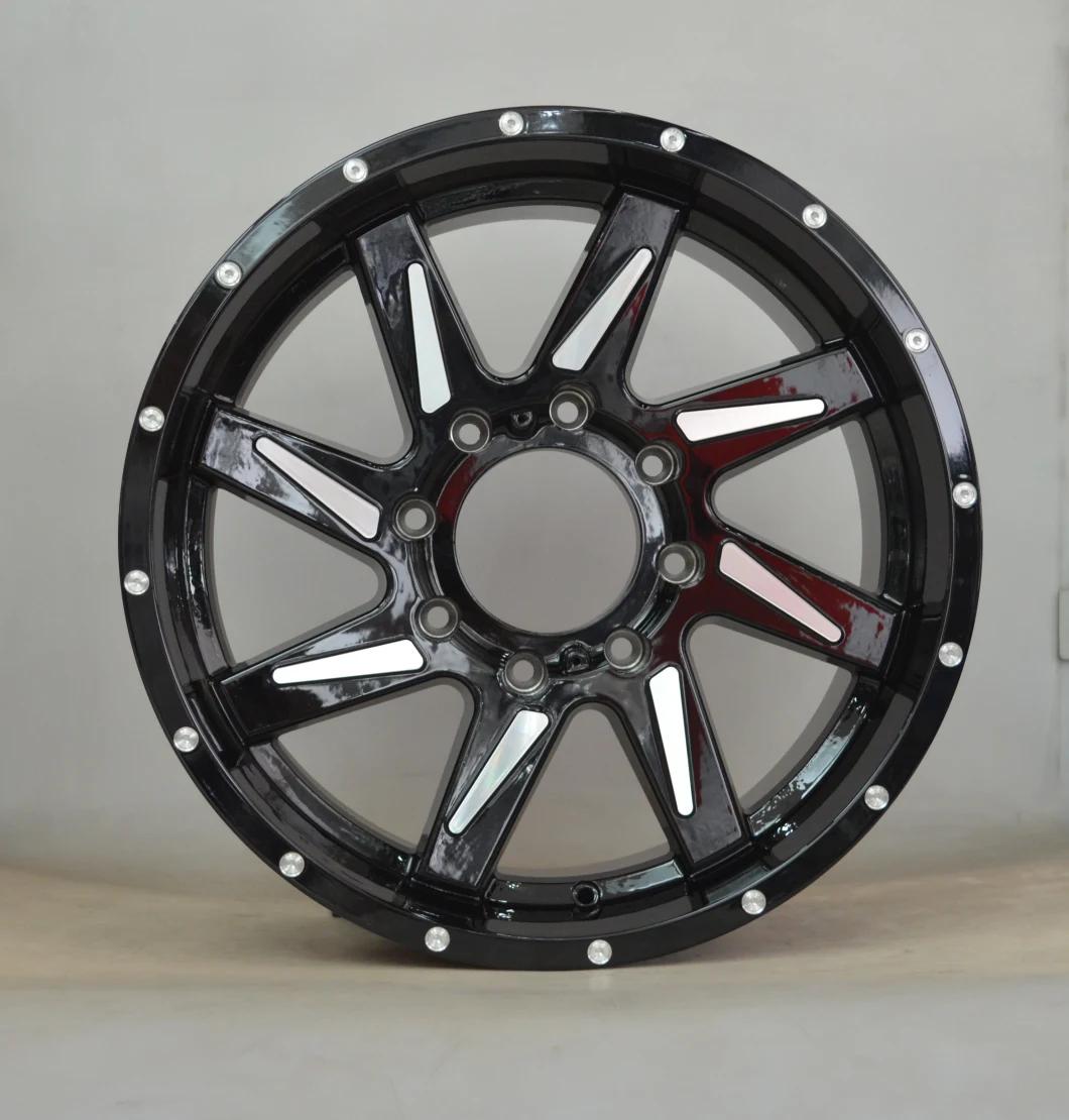 Aftermarket Two Colour Black and Sliver Center Forged Wheels Rim