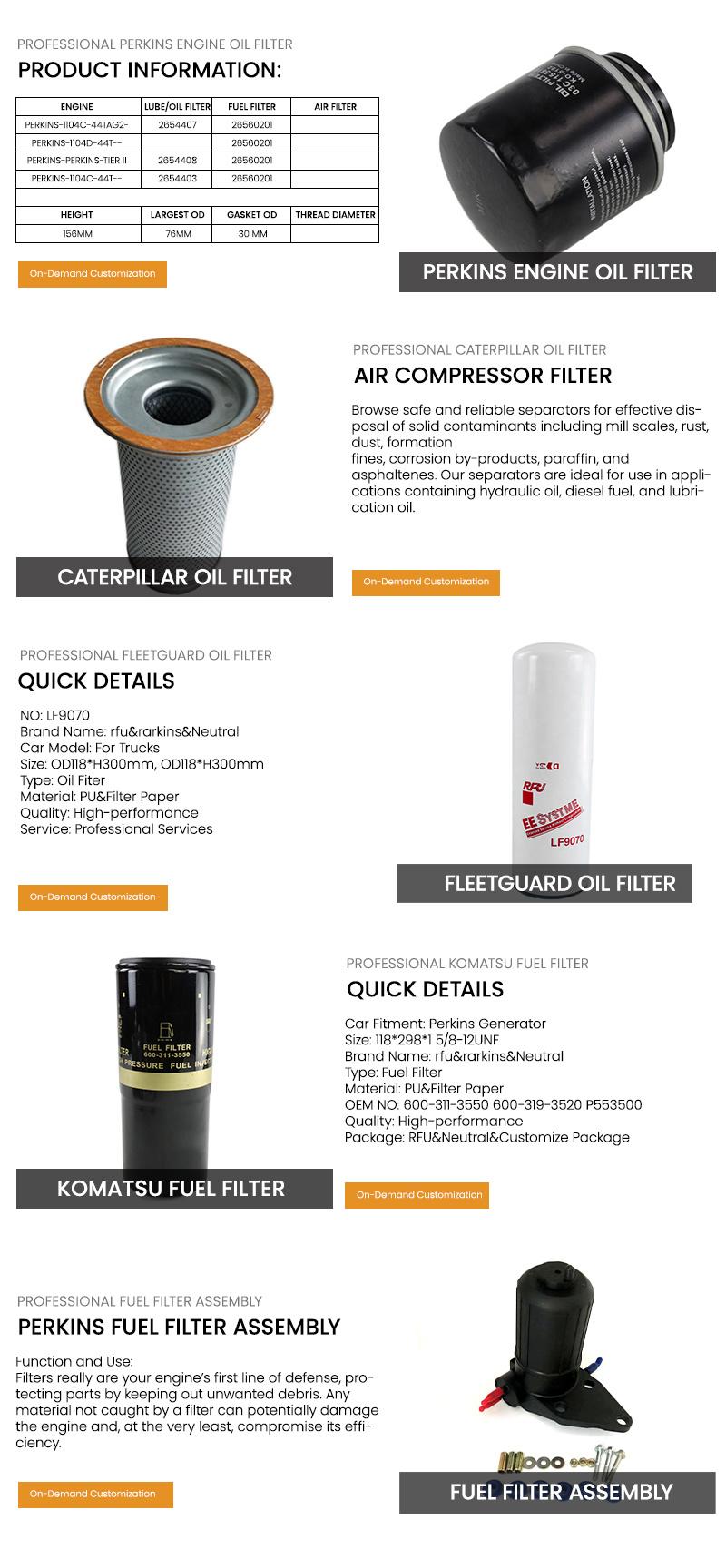 Oil Filter for Mann-Filter W 11 102/34 Filters of Generators Truck