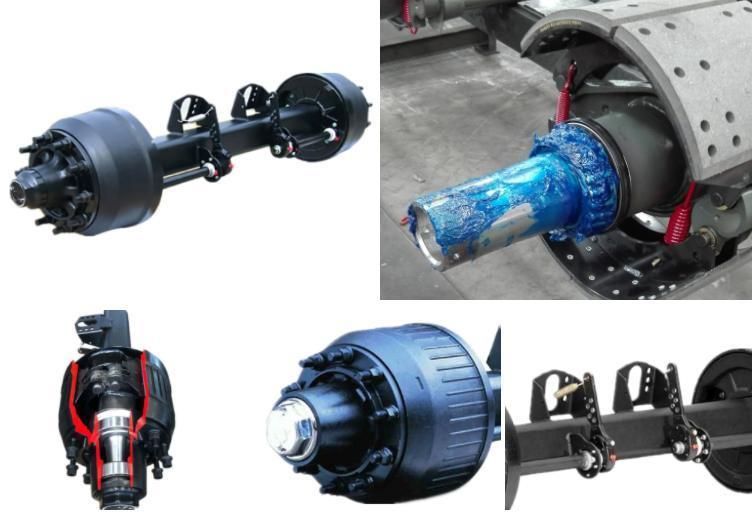 Semi Trailer Parts Axles 13 Ton Round Axles American Type Axles