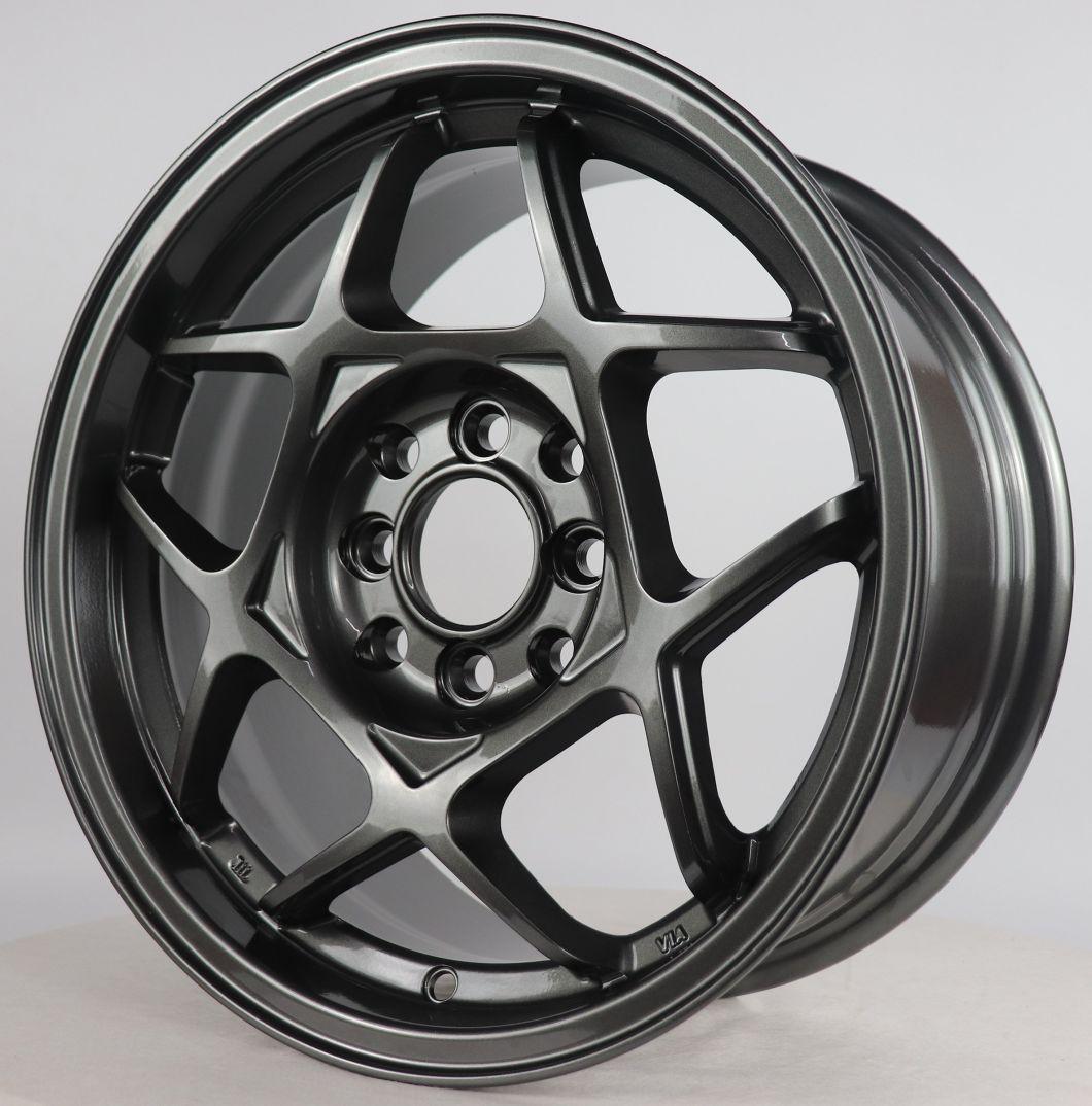 Super Light New Design 15 Inch Flow Forming Alloy Wheel with 4 Holes 8 Holes