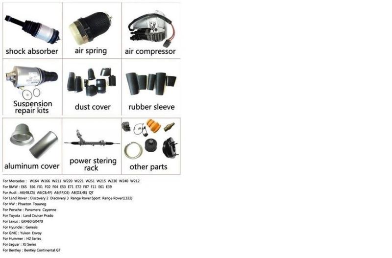 Genuine Quality Air Bag Suspension Sleeve for Audi A6 C5