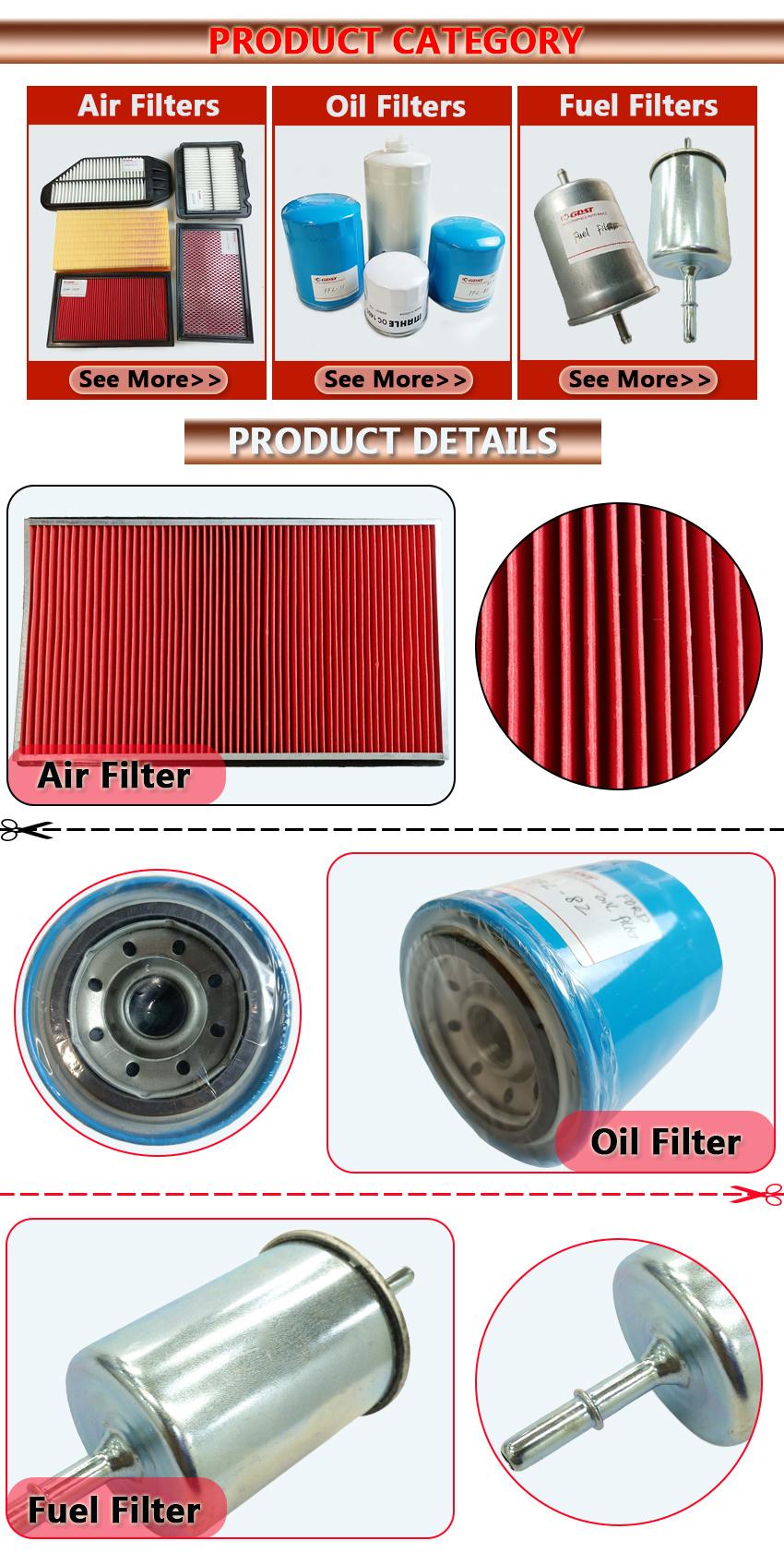 Gdst Factory Wholesale Manufacturer Auto Air Filter 17801-0y050 17801-0y040 17801-0n050 17801-0y060 1500A617 1500A399