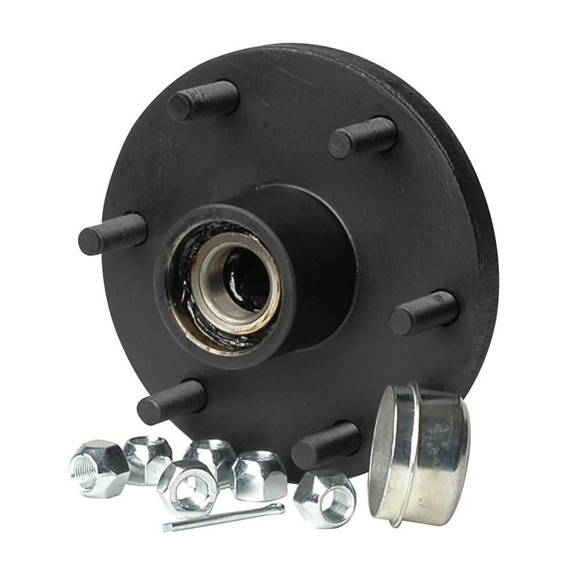 3500lbs Trailer Hub, 8 X 6.5" Bolt Pattern, 1-3/4" X 1-1/4" Bearings, Trailer Idler Hub