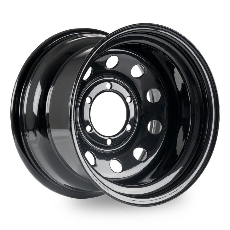 Black Steel Wheels Modular Wheel 15X10" 6X139.7