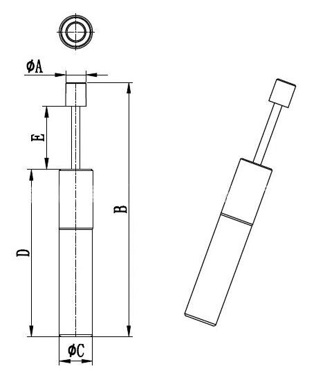 Stainless Liner Vibration Damper Trash Can Damper Motion Control Damper