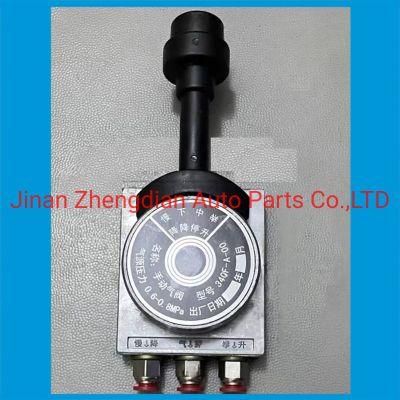 Huachun 3 Holes Lifting Control Valve for Beiben Sinotruk HOWO Shacman FAW Fotn Auman Hongyan Camc Dongfeng Truck Trailer Spare Parts