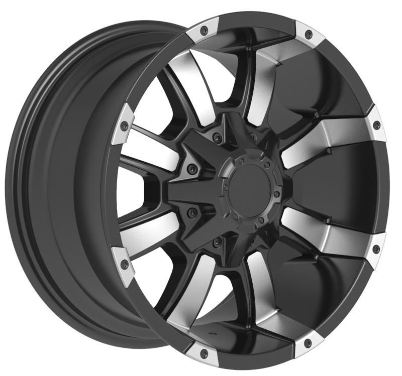 17 Inch 5X127 Black Offroad Wheels for 4X4 Trucks Wheels