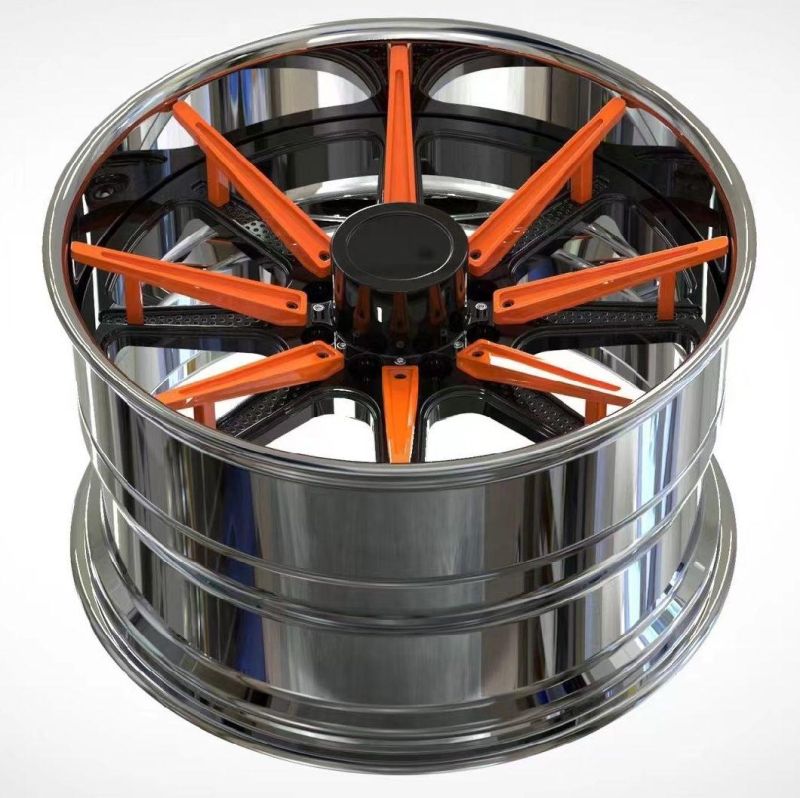 Two-Piece Forged Alloy Wheel, 18/19/20/21/22 Inches Personalized Custom Forged Car Rims China