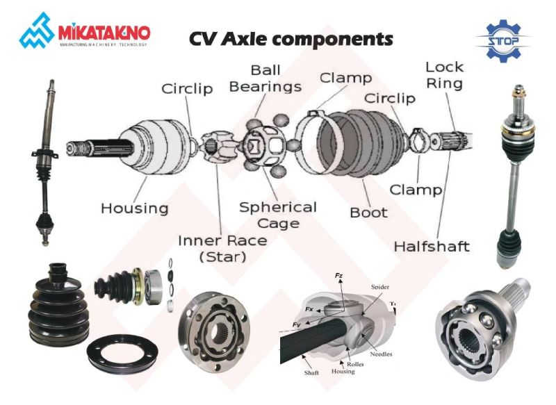 Universal Auto Parts CV Axles for American, British, Japanese and Korean Cars Manufactured in High Quality and Best Price