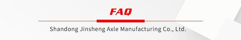 Trailer Part Axle Spare Parts American Type Fuwa Axle Trailer Axle Rear Axle Drive Axle for Auto Parts and Truck Part