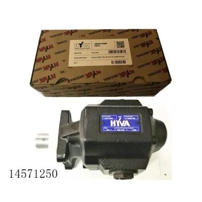 Original and Genuine Hyva Spare Parts Hydraulic Gear Pump 14571250 for Dump Truck Hoist System