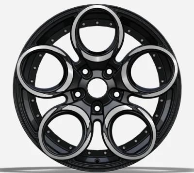 17 Inch 4/5X100-114.3 Black Finish for Passenger Car Wheel Car Tires China Professional Manufacturer Alumilum Alloy Wheel Rims