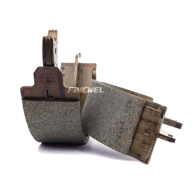 OEM Western Europe Brake Shoes Non-Asbestos Khaki Particle Shoe for All Kinds of Cars