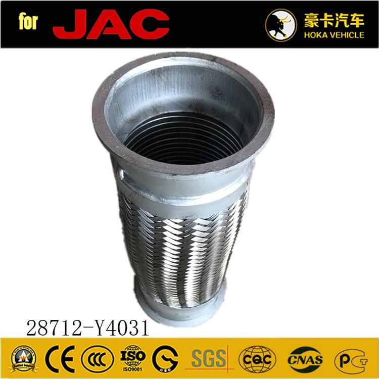 Original and High-Quality JAC Heavy Duty Truck Spare Parts Exhaust Tube 28712-Y4031