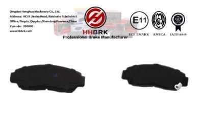 D787 Hot Selling High Quality Auto Parts Ceramic Metallic Carbon Fiber Brake Pads, Low Wear, No Noise, Low Dust Long Life Acura/Honda