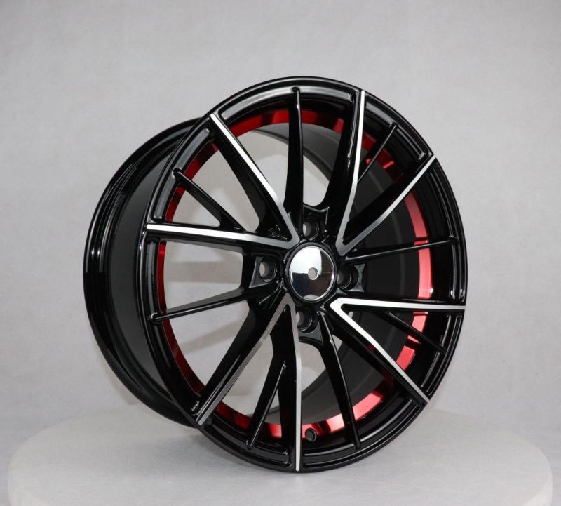 Popular Style Car Rims to Customize Under Undercutting with Red Auto Parts Rims