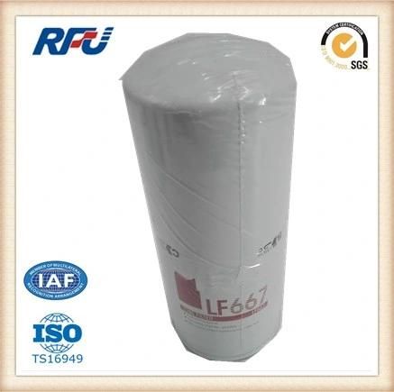 Oil Filter Auto Parts for Fleetguard Lf667 Car Accessories