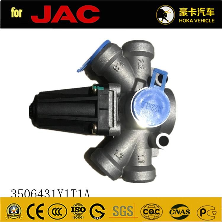 Original and High-Quality JAC Heavy Duty Truck Spare Parts Single Way Valve 350643y1t1a