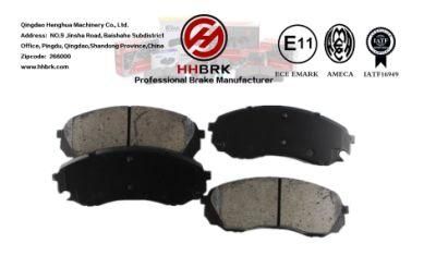 High Performance No Noise Long Lifetime Wear Resistant Auto Brake System Semi Metal Brake Pads