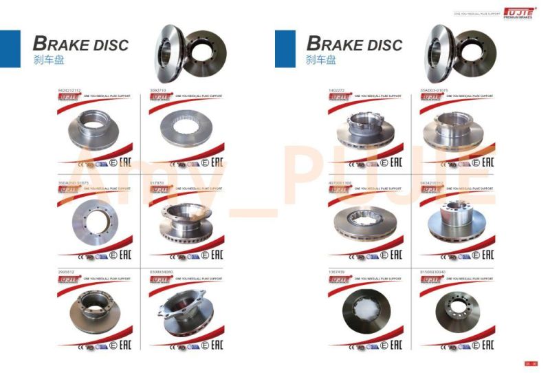 Truck Brake Disc 81508030040 81508030023 81508030038 81508030046 for Man Euro Truck