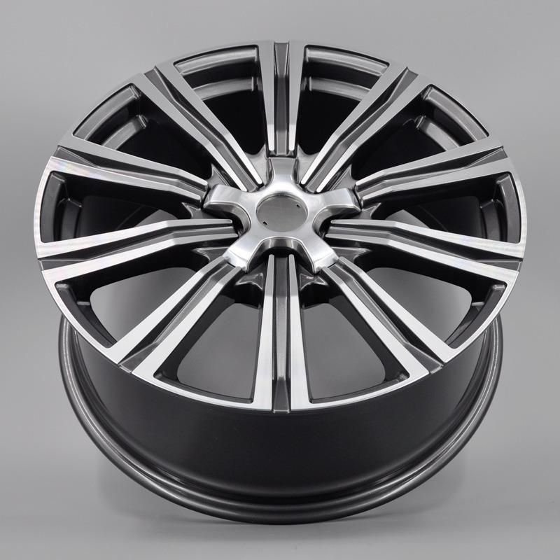 Car Rims 14 15 16 17X9 18 20 Inch Black Face 5 Holes Alloy Wheels