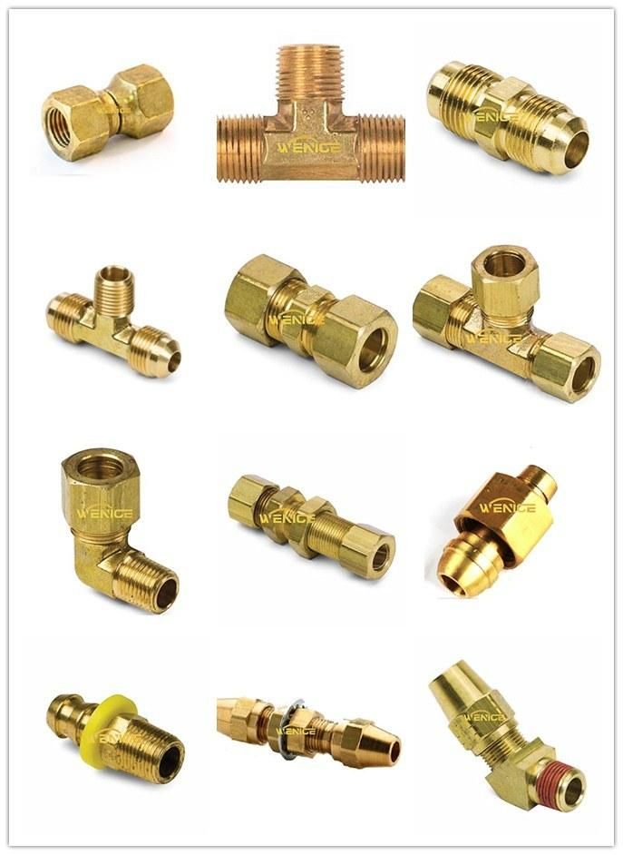 Air Brake Hose Copper Connector Union for Use with Air Brake Hose Union