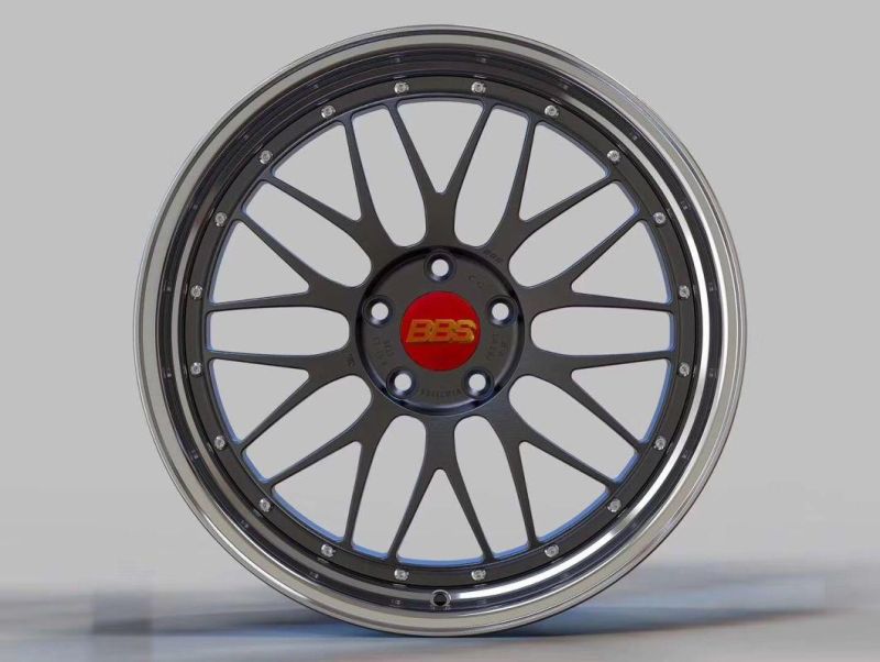 2 Piece Forged Car Wheels Aluminum Rims