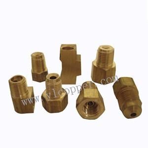 Brass Hydraulic Brake Fuel Tube Inverted Flare Male Adapter Connector