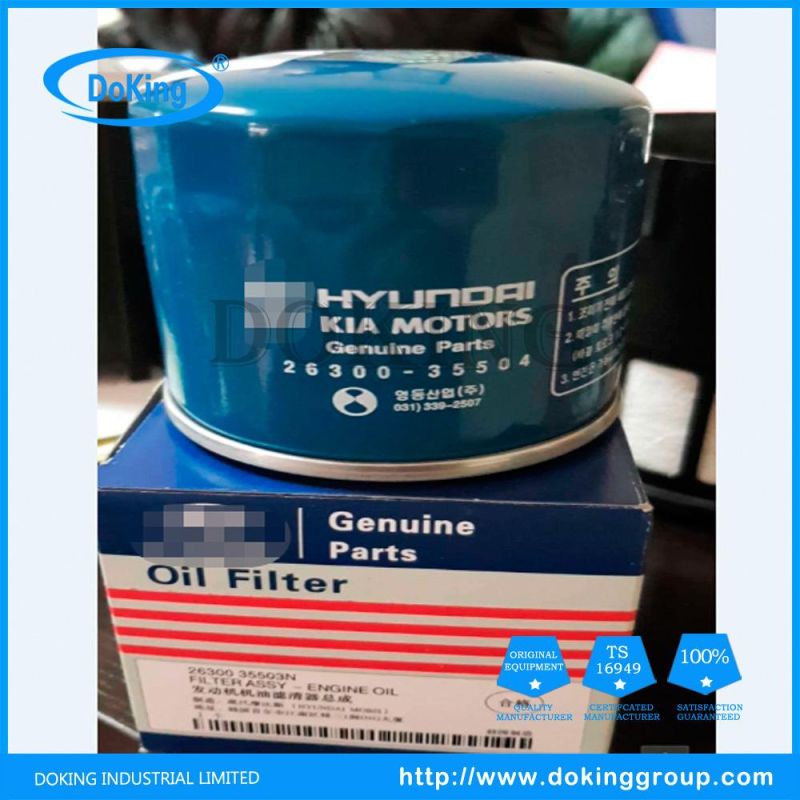 Oil Filter Uses for Hyundai KIA 2630002503