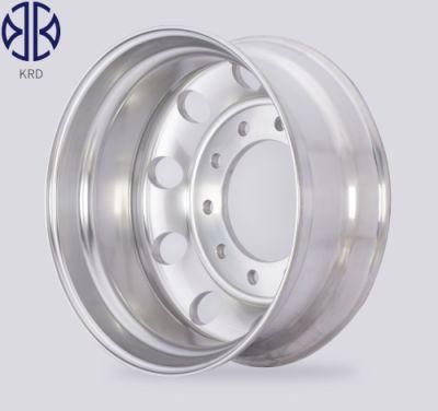 8.25X22.5 22.5&quot; Inch OEM Heavy Duty Truck Trailer Bus Tubless Polished Forged Alloy Aluminum Wheel Rims