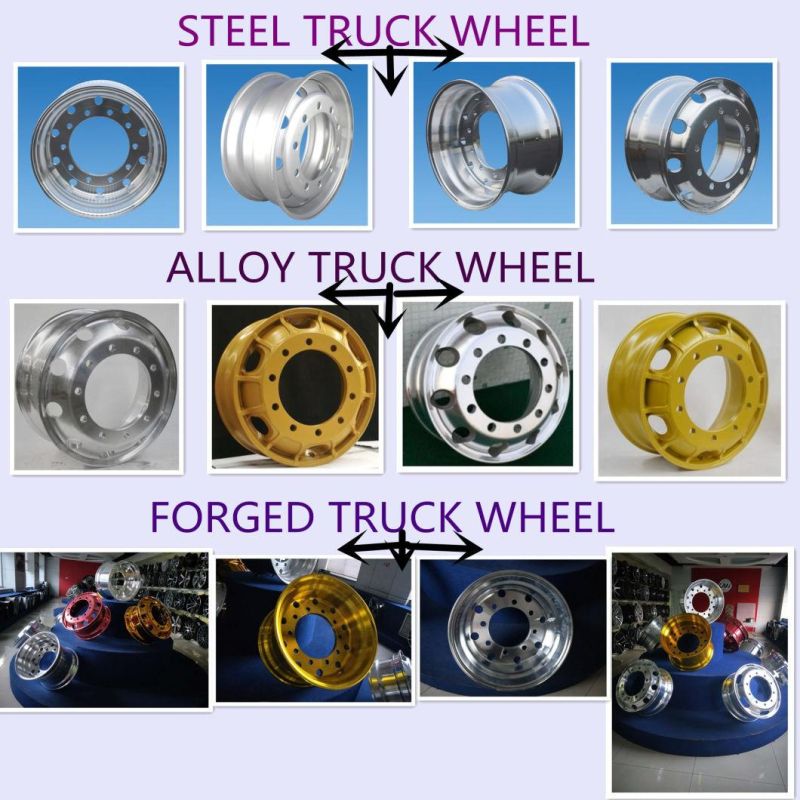 Truck Auto Parts Steel Wheel Rims 6.50X20 7.00X20 7.50X20 22.5X8.25 Truck Trailer Wheel