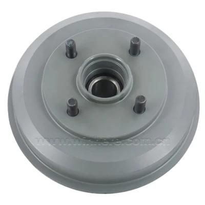 High Quality Painted/Coated Auto Spare Parts Hub fullcast Brake Drum with ECE R90