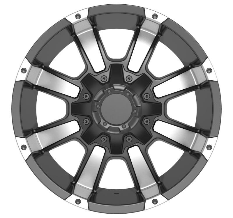 17 Inch 5X127 Black Offroad Wheels for 4X4 Trucks Wheels