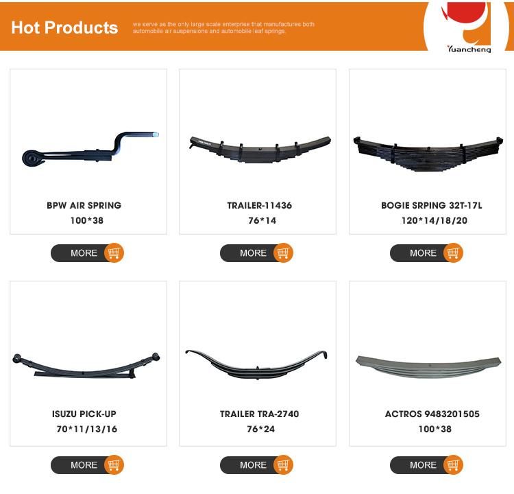 Automotive Hot Sale Heavy Duty Hino Leaf Springs