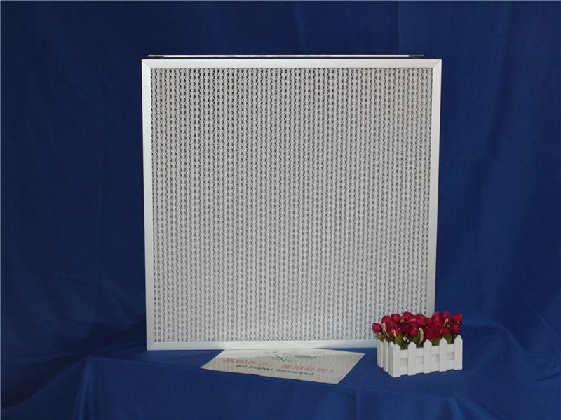 High Efficiency Fiberglass Pleat HEPA Filter