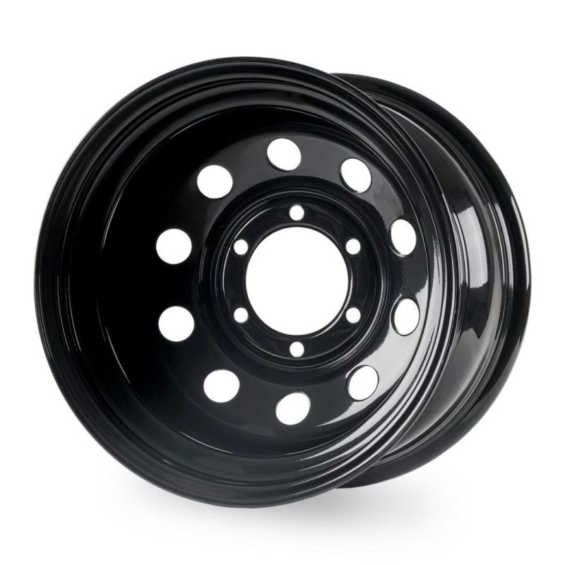 Black Steel Wheels Modular Wheel 15X10" 6X139.7