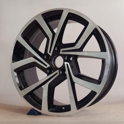 High Quality 15*7.0/16*7.0/17*7.5/18*8.0 Black Machined Face Passenger Alloy Wheel Rim