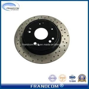 Drilled Painted OE Car Brake Discs for Honda