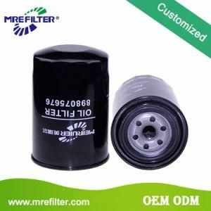 Cartridge Parts Auto Trucks Oil Filter for Isuzu Engines 898075676