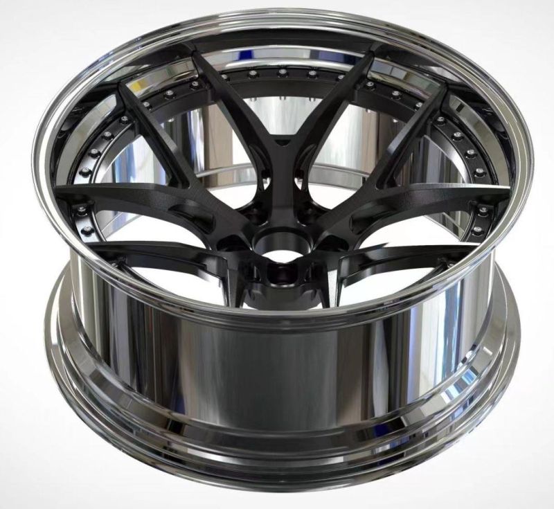 Two-Piece Forged Car Rim 18/19/20/21/22 Inches Forged Car Alloy Wheel