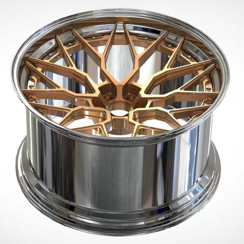 Two-Piece Forged Car Rim 18/19/20/21/22 Inches Forged Car Alloy Wheel