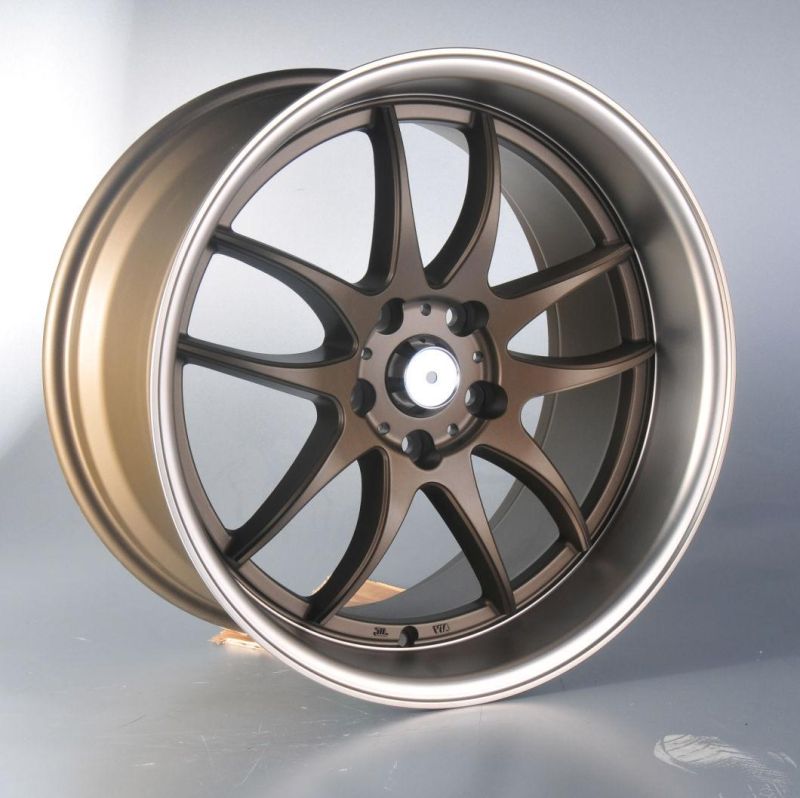 Bronze 18inch Milled Lip Alloy Wheel Staggered