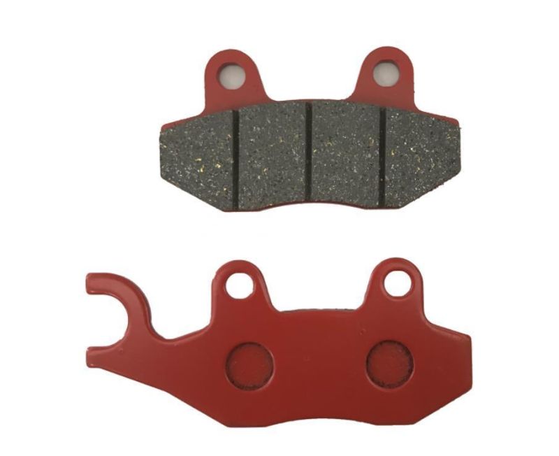 High Quality Red Color Motorcycle Disc Brake Pad