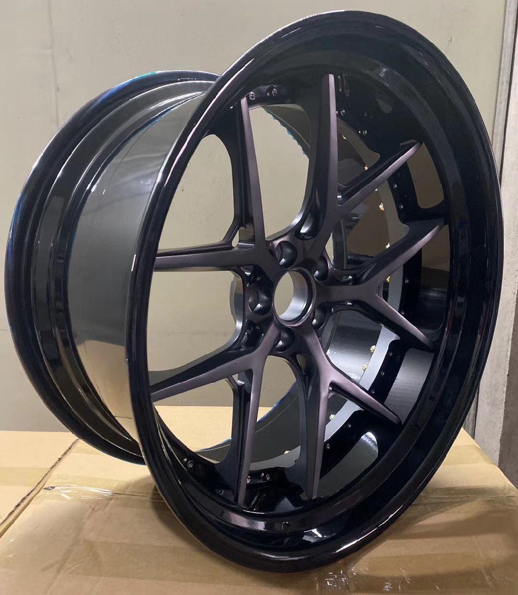 Two-Piece Forged Car Alloy Wheel, 18/19/20/21/22 Inches Alloy Car Rim