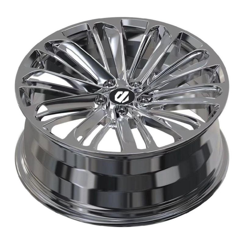 1 Piece Monoblock Forged Aluminum Mag Wheel with Polishing Finish Color