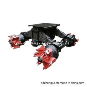 Single Point Suspension Bogie Suspension System Spoke Axle Suspension Trailer Suspension for Semi Trailer and Auto Parts