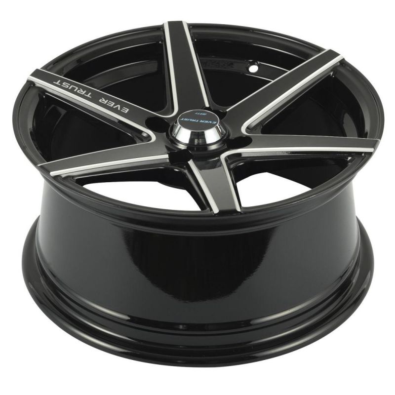 6 Spokes Concave Design Alloy Wheel with Milling Letters and Spoke