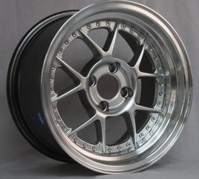 Black Machined Face Matt Gun Metal High Quality Aluminum Wheels 15*80/18*80 Inch Wheel Hub