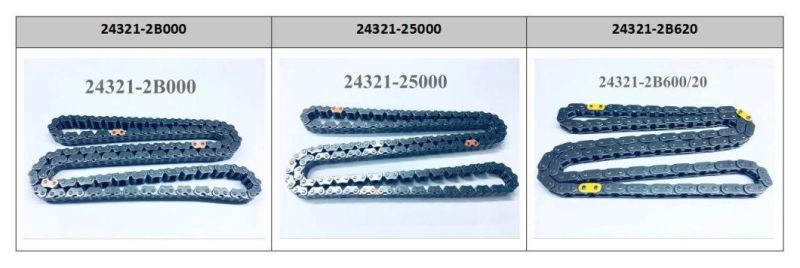 Car Timing Chain for Audi A4 A6 A8 Quattro 3.2L V6 Dohc Auk Bkh Bpk Byu 2.4L Bdw 06e109229A 079109229K Engine Transmission Part Timing Chain